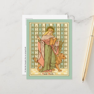 Postal San Marcos Evangelista (RLS 09) Postcard 2