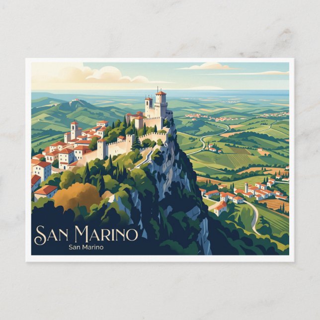 Postal San Marino (Anverso)