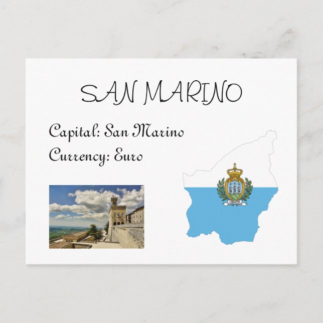 Postal San Marino (Anverso)