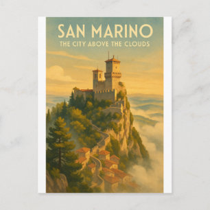 Postal San Marino – La Ciudad Sobre las Nubes