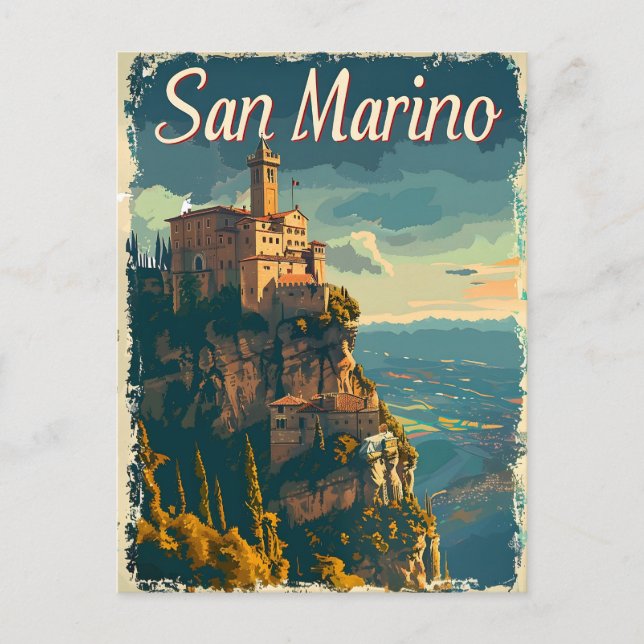Postal San Marino Vintage (Anverso)