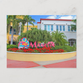 Postal San Martín, signo de bienvenida, fotografía, holan