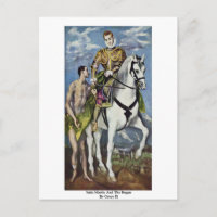 San Martín Y El Mendigo Por Greco El