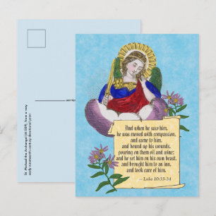 Postal San Miguel Arcángel (M 009) & SEM/SME