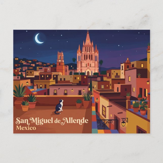 Postal San Miguel de Allende México (Anverso)