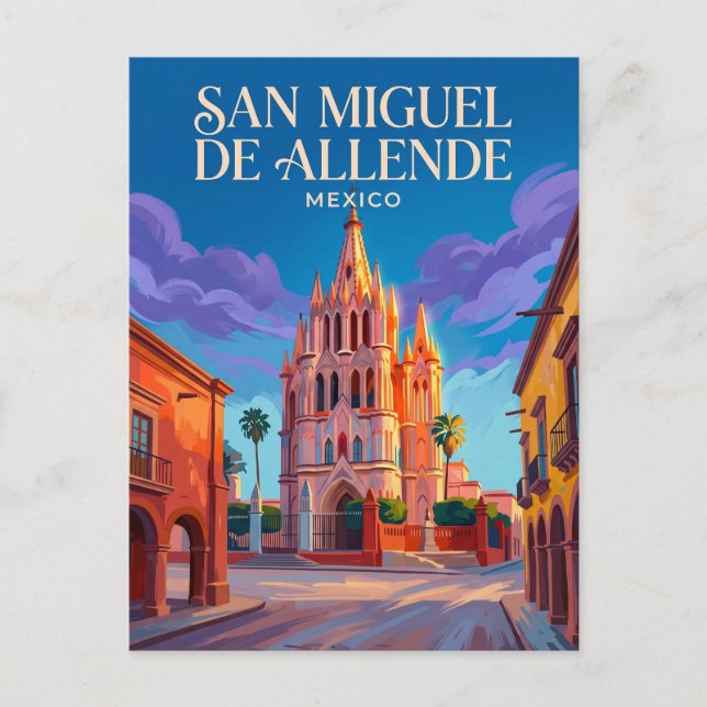 Postal San Miguel de Allende México (Anverso)