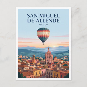 Postal San Miguel de Allende México Recuerdo de Viaje