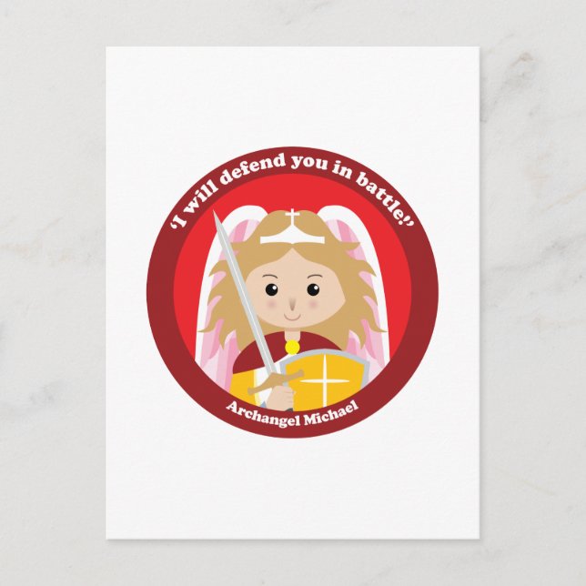 Postal San Miguel el Arcángel (Anverso)
