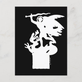 Postal San Miguel y Dragón (en blanco)