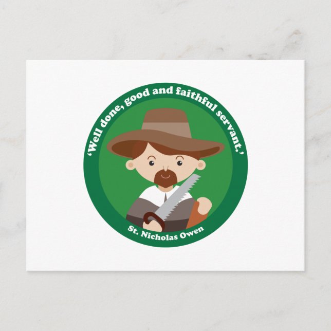 Postal San Nicolás Owen (Anverso)