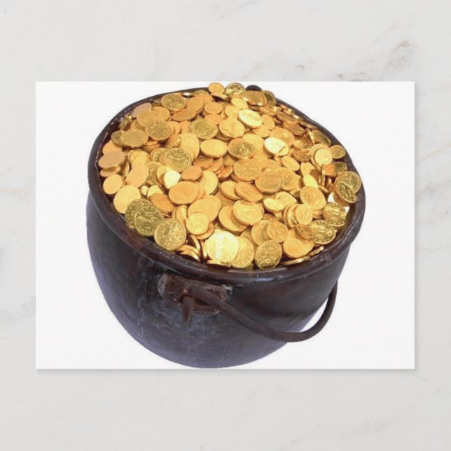 Postal San Patricio- Oro (Anverso)