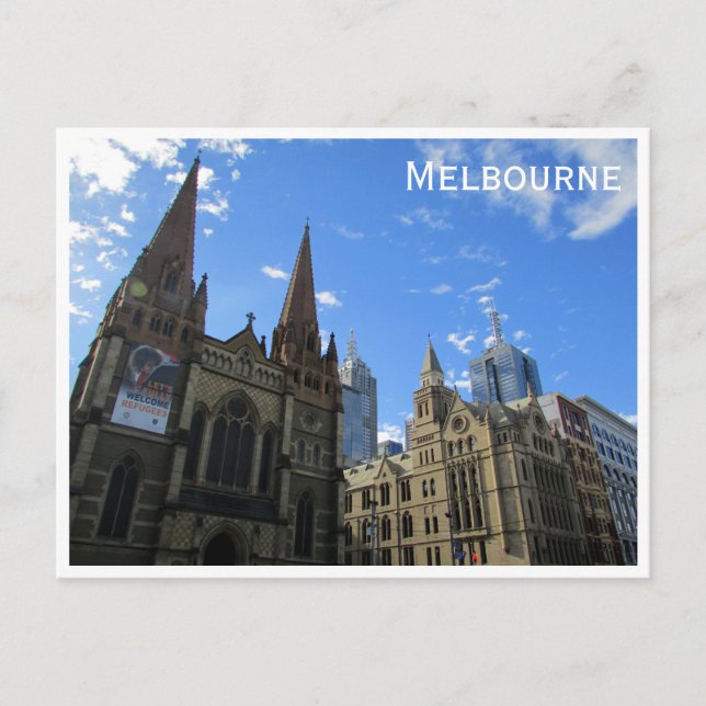 Postal san pauls catedral melbourne (Anverso)