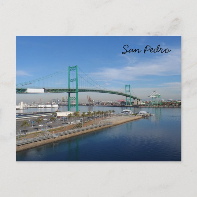 Postal San Pedro, California (Anverso)