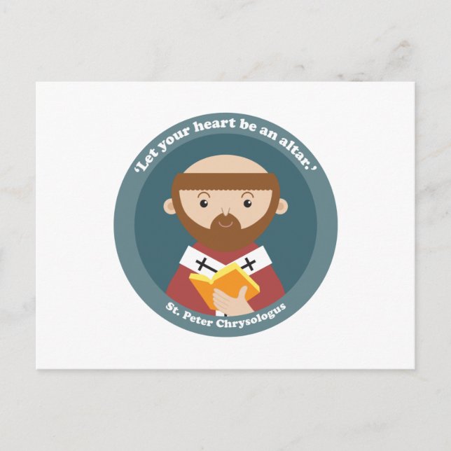 Postal San Pedro Crisólogo (Anverso)