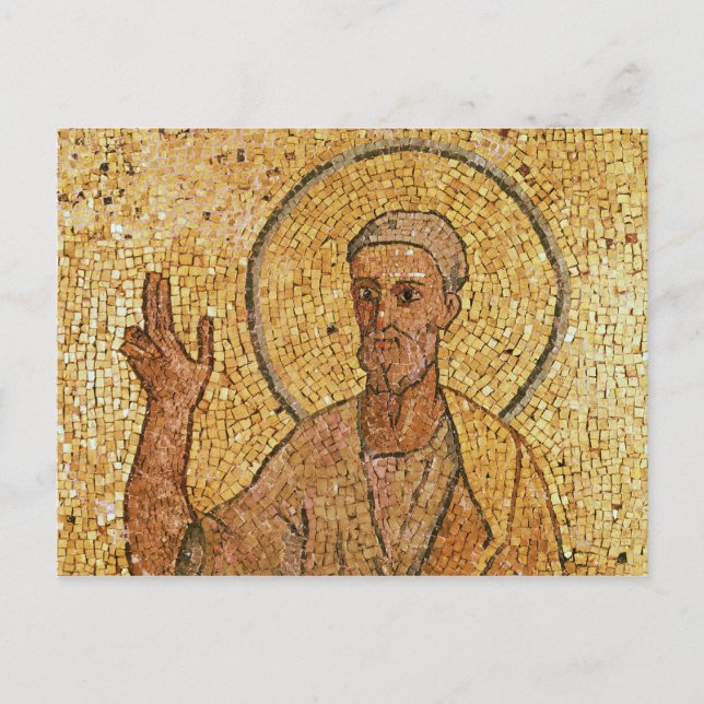 Postal San Pedro, de la Cripta de San Pedro, c.700 AD (Anverso)