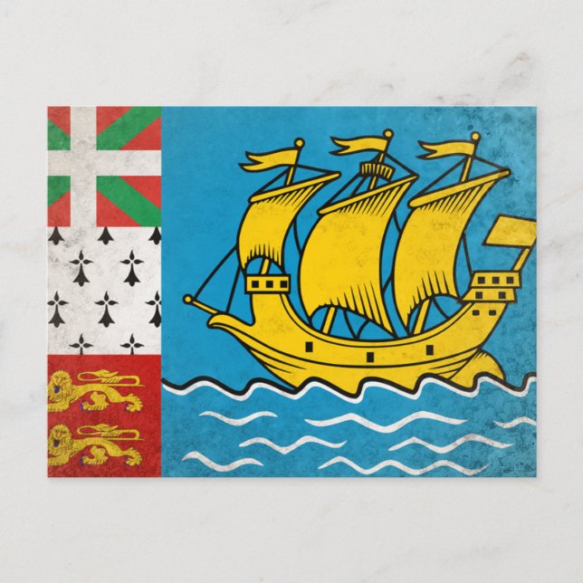 Postal San Pedro y Miquelón (Anverso)