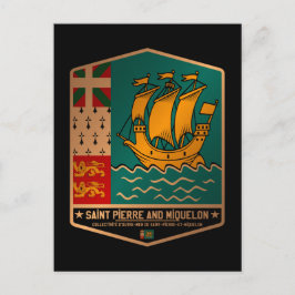 Postal San Pedro y Miquelón