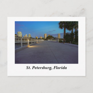Postal San Petersburgo, Florida por la mañana