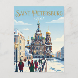 Postal San Petersburgo Rusia