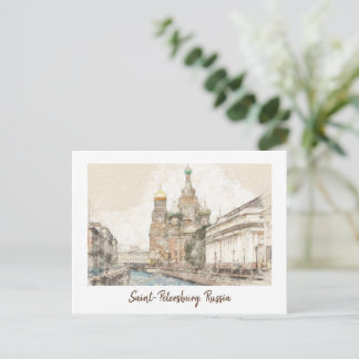 Postal San Petersburgo, Rusia