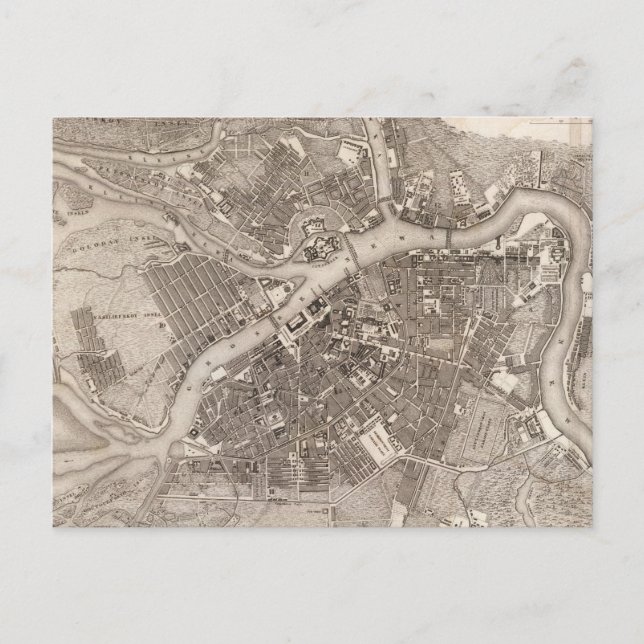 Postal San Petersburgo, Rusia (Anverso)