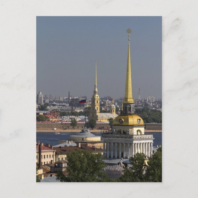 Postal San Petersburgo, Rusia (Anverso)