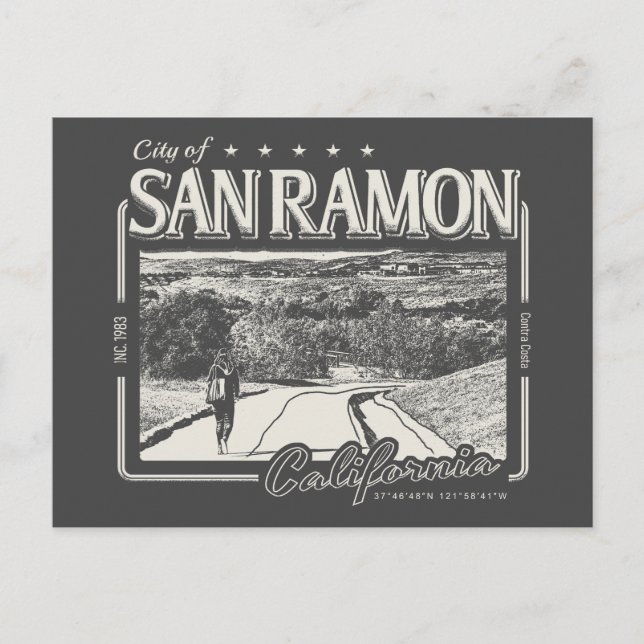 POSTAL SAN RAMON CALIFORNIA (Anverso)