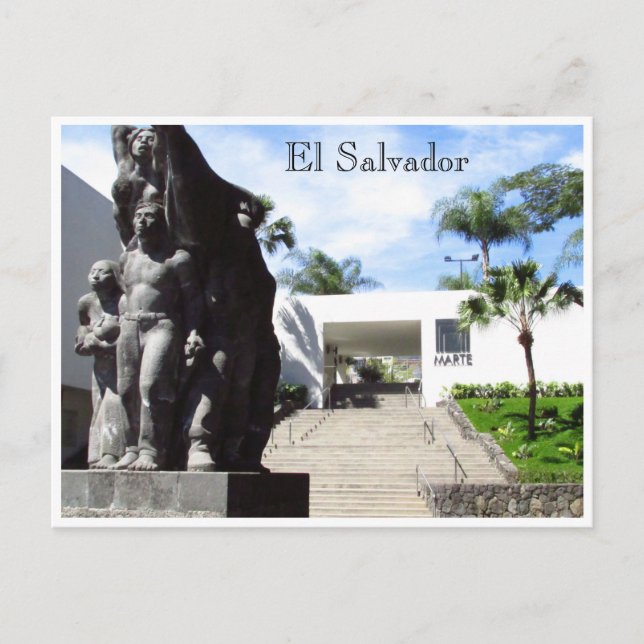 Postal san salvador museo de arte (Anverso)
