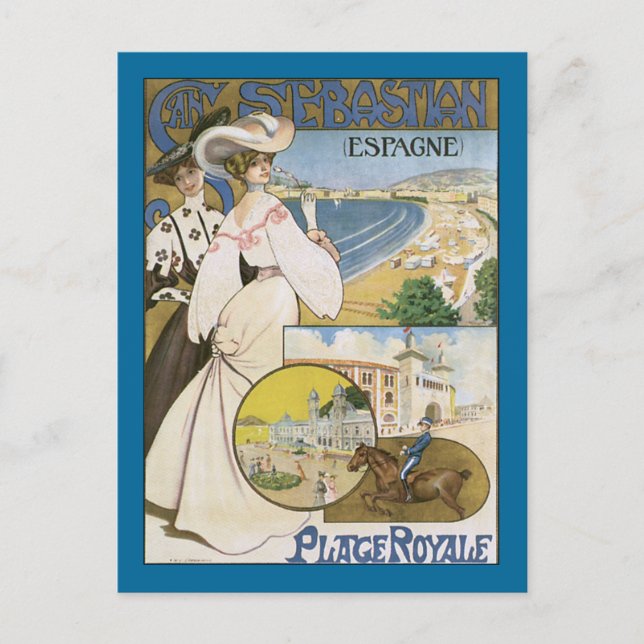 Postal San Sebastián (Anverso)