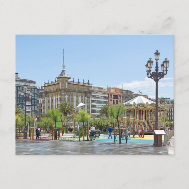 Postal San Sebastián. #4. (Anverso)