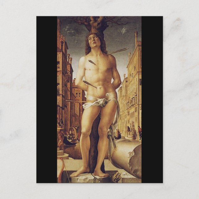 Postal San Sebastián de Liberale Da Verona (Anverso)