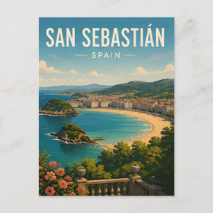 Postal San Sebastián España Costa Vasca Y Viaje Gastronóm