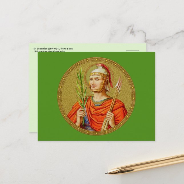 Postal San Sebastián (SNV 24) (imagen redonda) Po horizon (Anverso/Reverso In Situ)