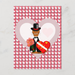 Postal San Valentín de Oliver con antecedentes cardíacos
