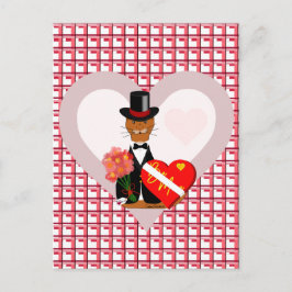 Postal San Valentín de Oliver con antecedentes cardíacos