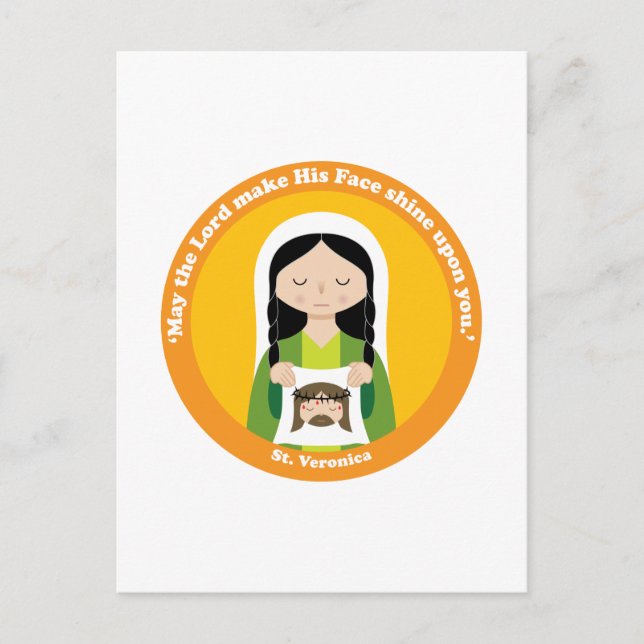 Postal San Verónica (Anverso)