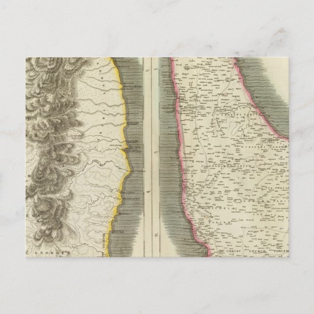 Postal San Vicente, Barbadoes (Anverso)