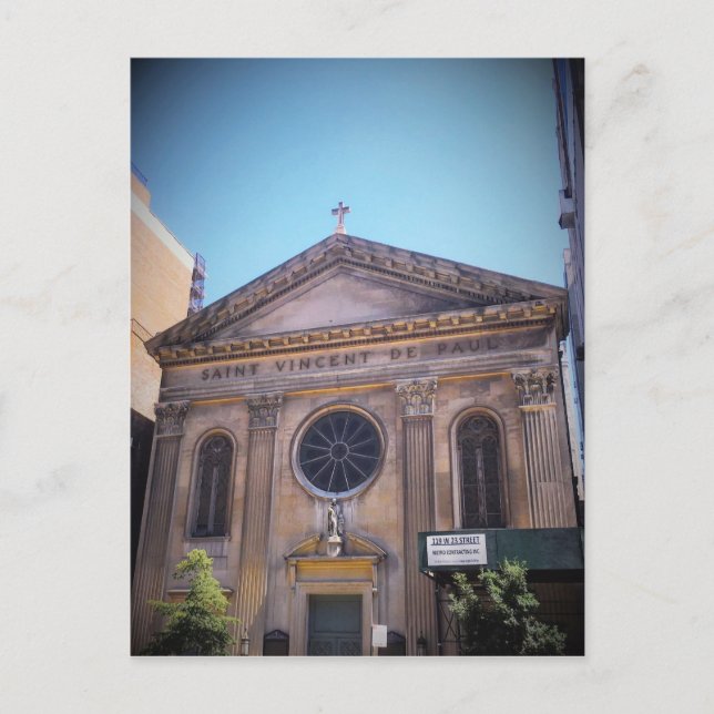 Postal San Vicente de Paul - en un estado de abandono (Anverso)