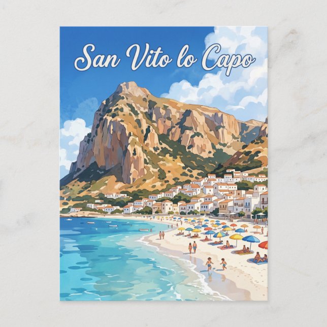 Postal San Vito lo Capo Italia (Anverso)