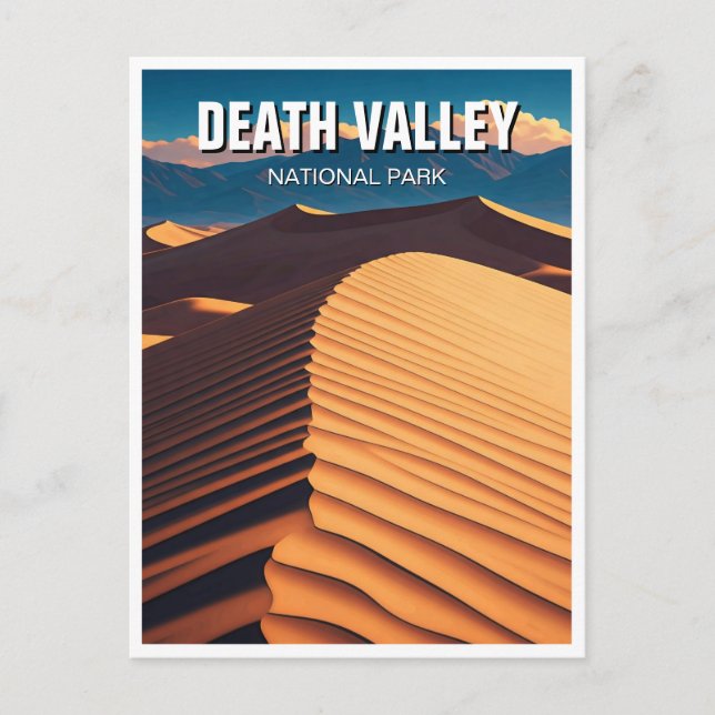Postal Sand Dune Death Valley National Park Souvenir (Anverso)