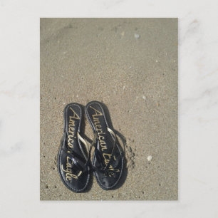 Postal Sandalias de la playa