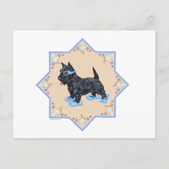 Postal Sandalias Scottie Blue (Anverso)