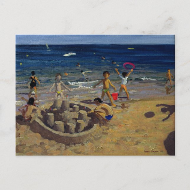 Postal Sandcastle France 1999 (Anverso)