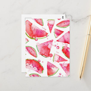 Postal sandía acuática 1