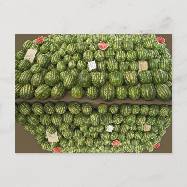 Postal sandías (Anverso)