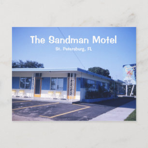 Postal Sandman Motel Postcard