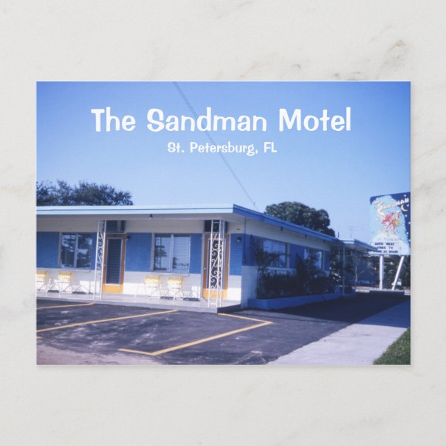 Postal Sandman Motel Postcard (Anverso)