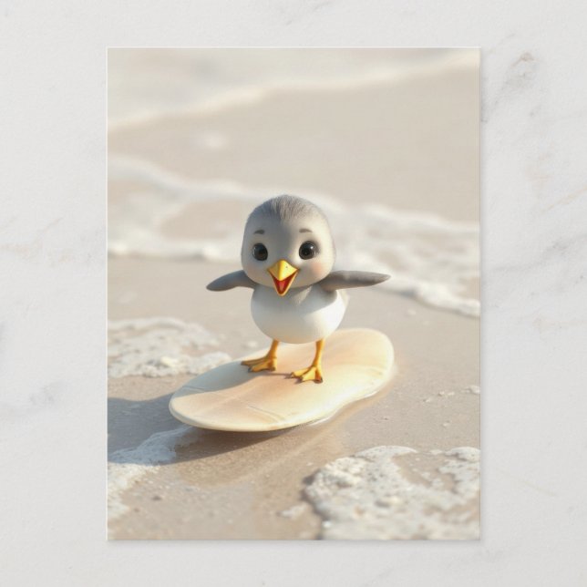 Postal Sandpiper aprende a navegar (Anverso)