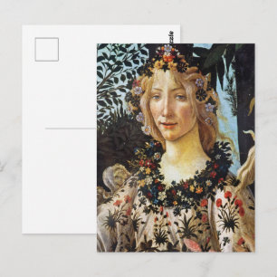Postal Sandro Botticell - Primavera - Bella Artes de la b