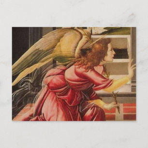 Postal Sandro Botticelli - Angel (Delail)